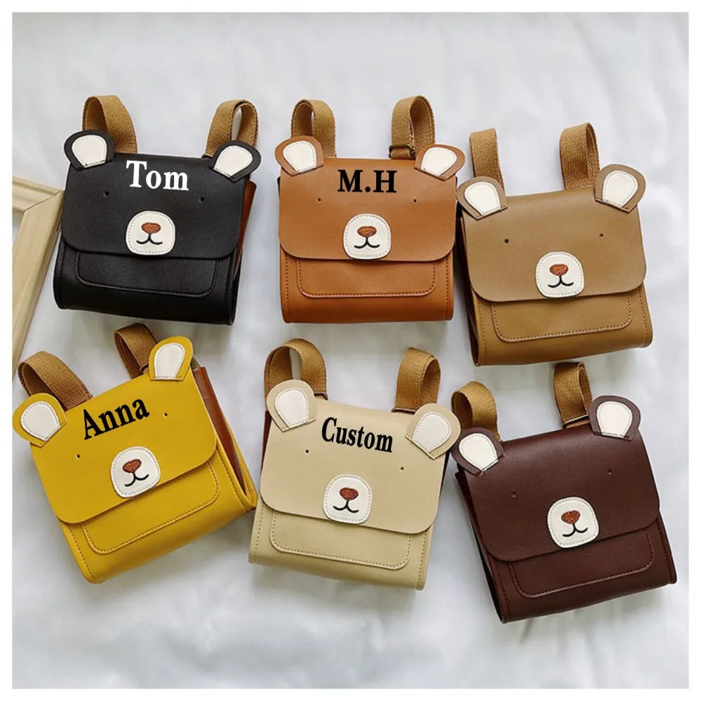 Personalisiertes Kinder-Rucksack – Niedlicher Bären-Rucksack für Jungen und Mädchen