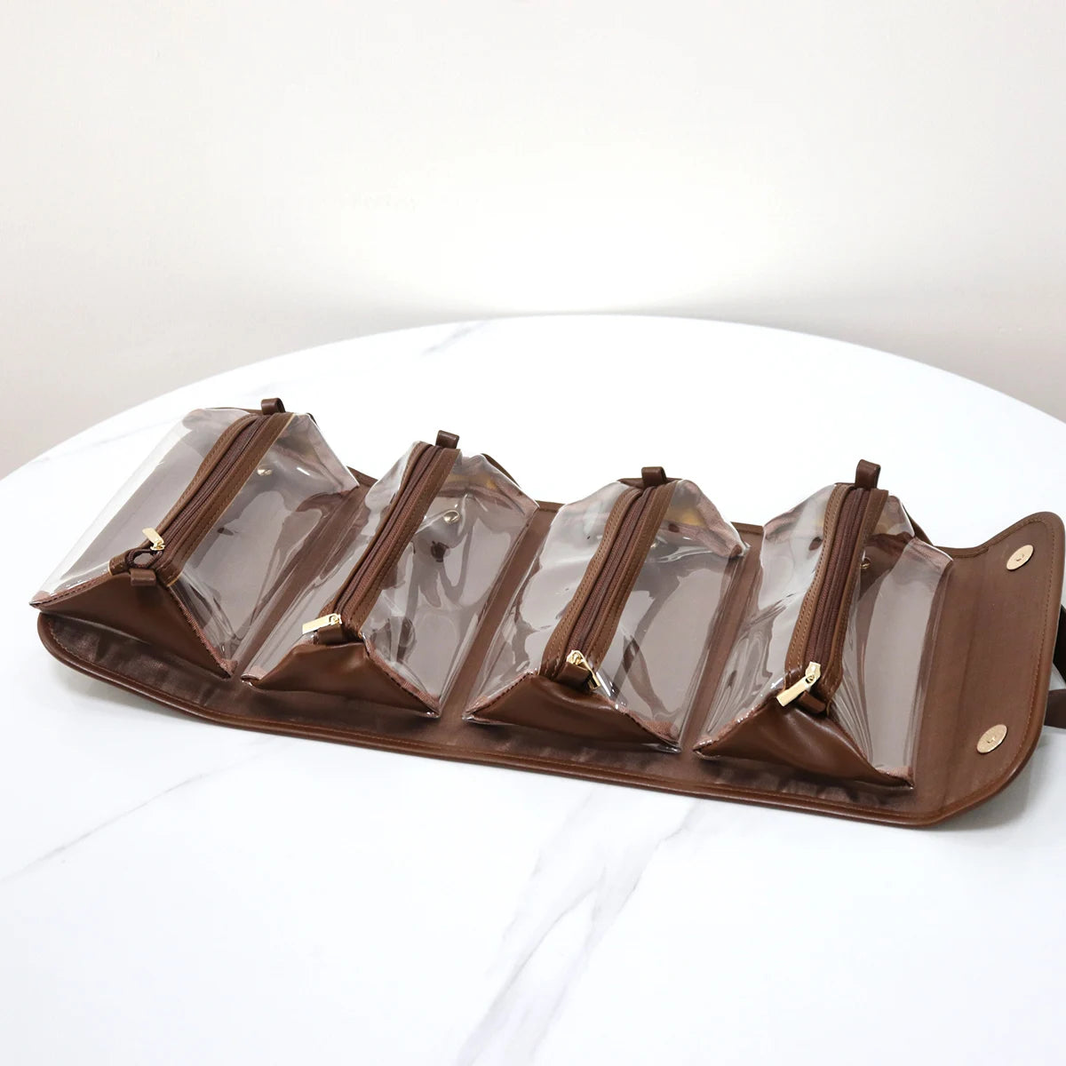 Personalisiertes Reise-Kosmetiktaschen-Set – Wasserdichtes & abnehmbares Make-up-Organizer-Set für Frauen