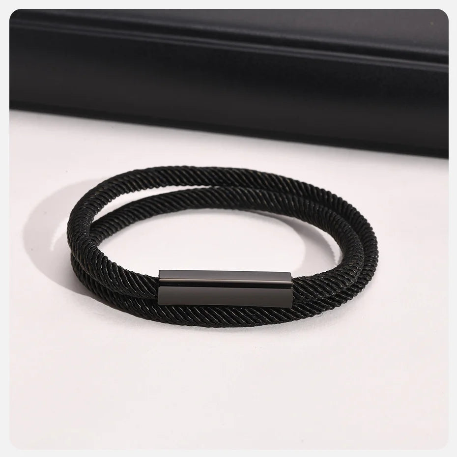 Personalisierbare Milan-Seilketten-Armband für Männer und Frauen