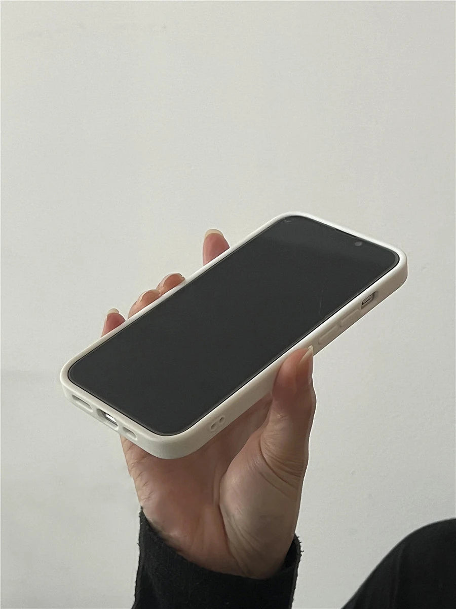 Personalisiertes iPhone-Hülle aus Leder mit Monogramm – für iPhone 13, 14, 15, 16 (Pro, Max, Plus)