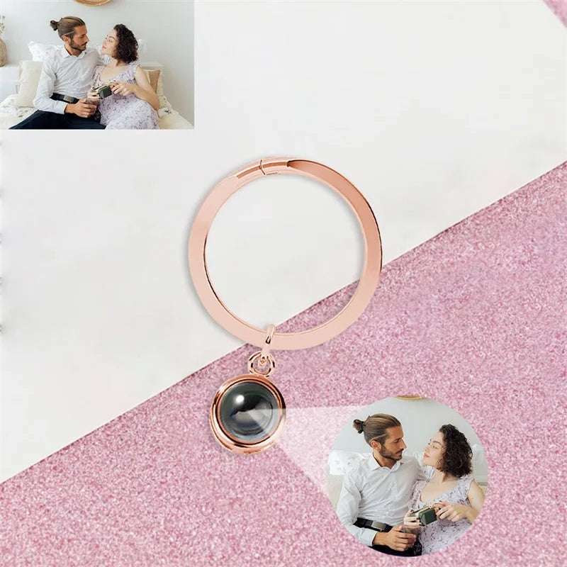 Personalisierter Foto-Projektions-Schlüsselanhänger – Einzigartige Erinnerung für deine Liebsten
