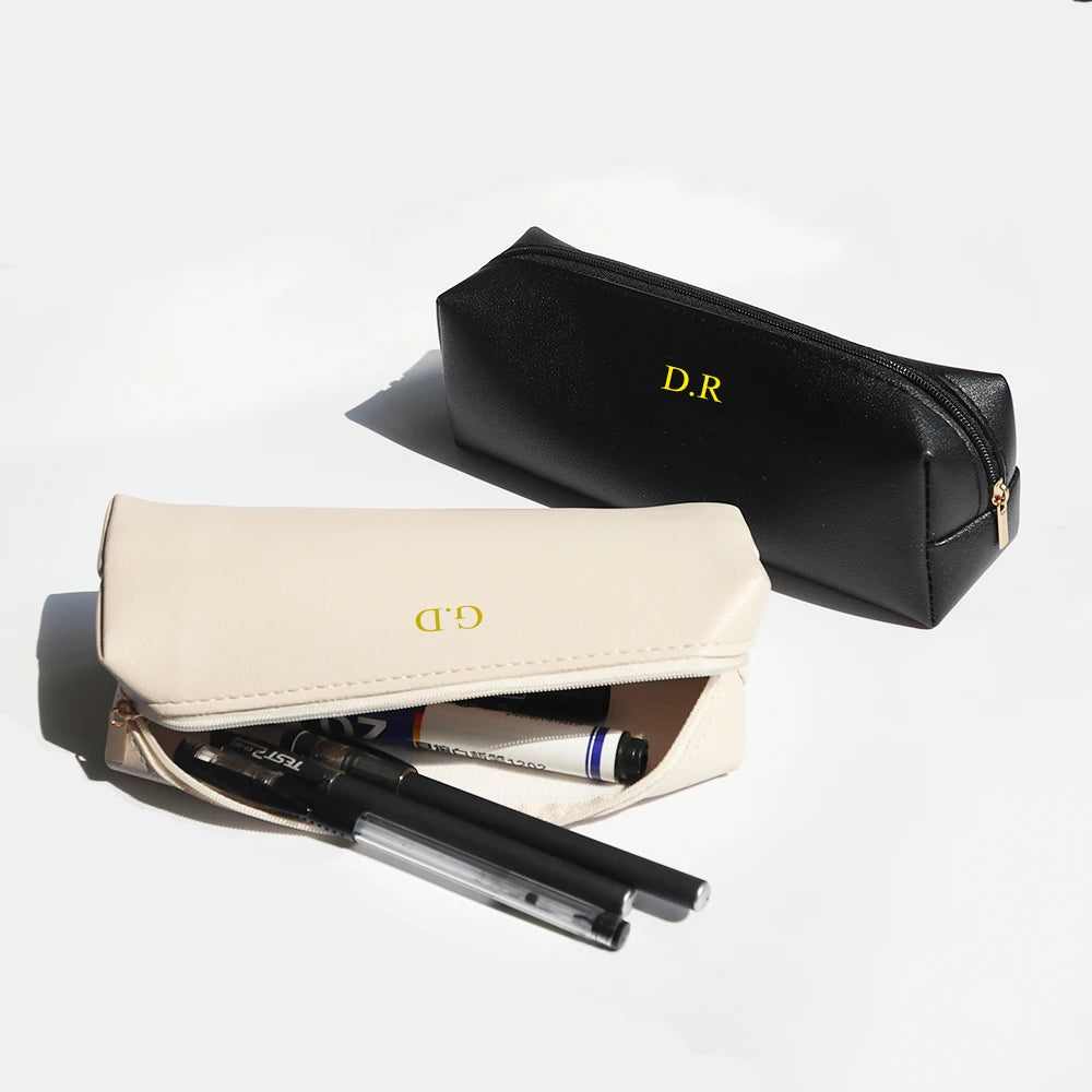 Personalisiertes Stifte-Etui für Büro & Schule – Mit Namensgravur – Stilvolles Accessoire für Stifte oder Make-up-Pinsel