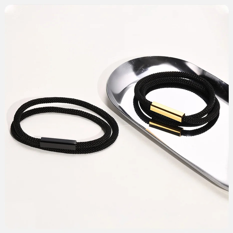 Personalisierbare Milan-Seilketten-Armband für Männer und Frauen