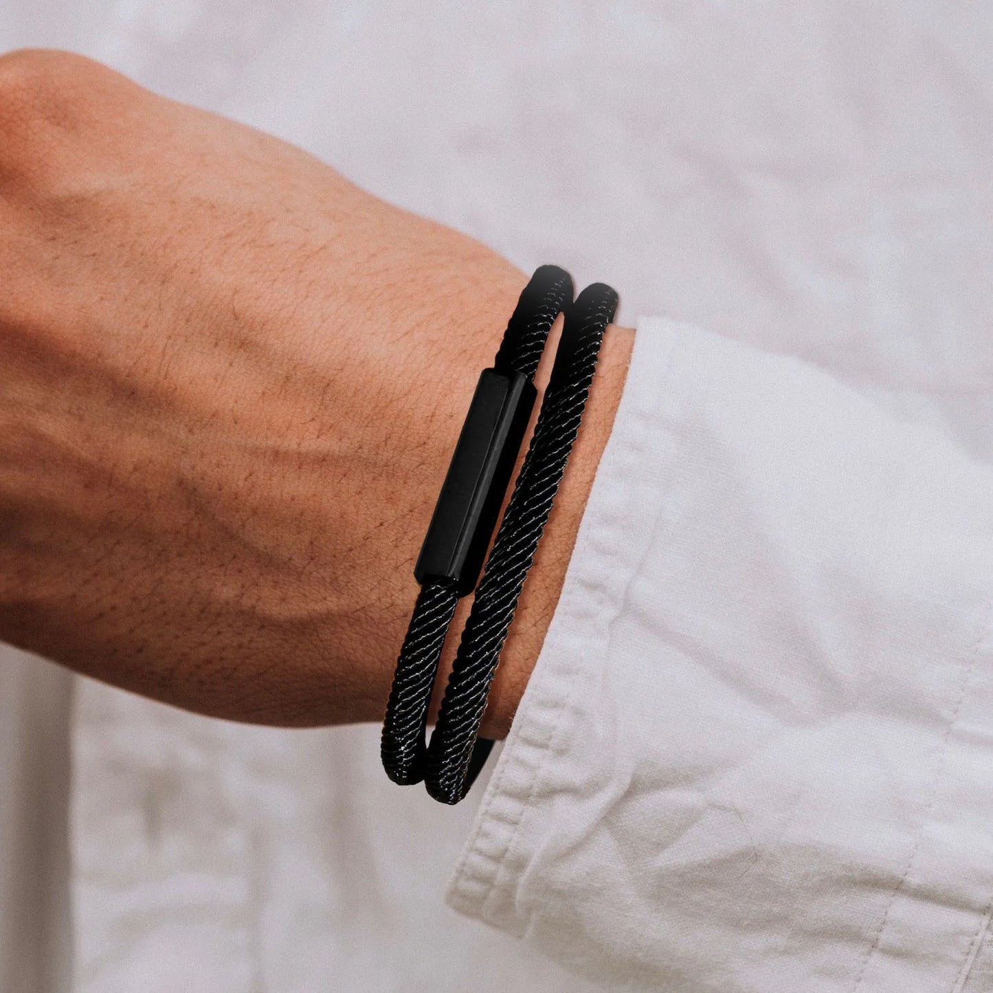 Personalisierbare Milan-Seilketten-Armband für Männer und Frauen