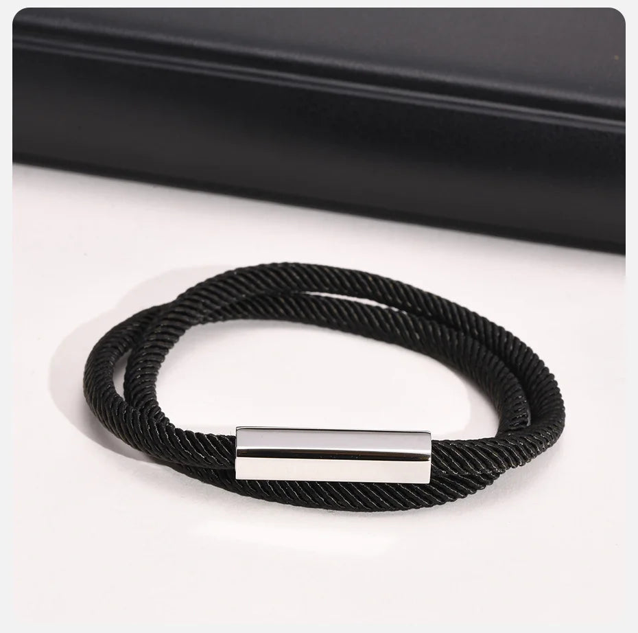 Personalisierbare Milan-Seilketten-Armband für Männer und Frauen