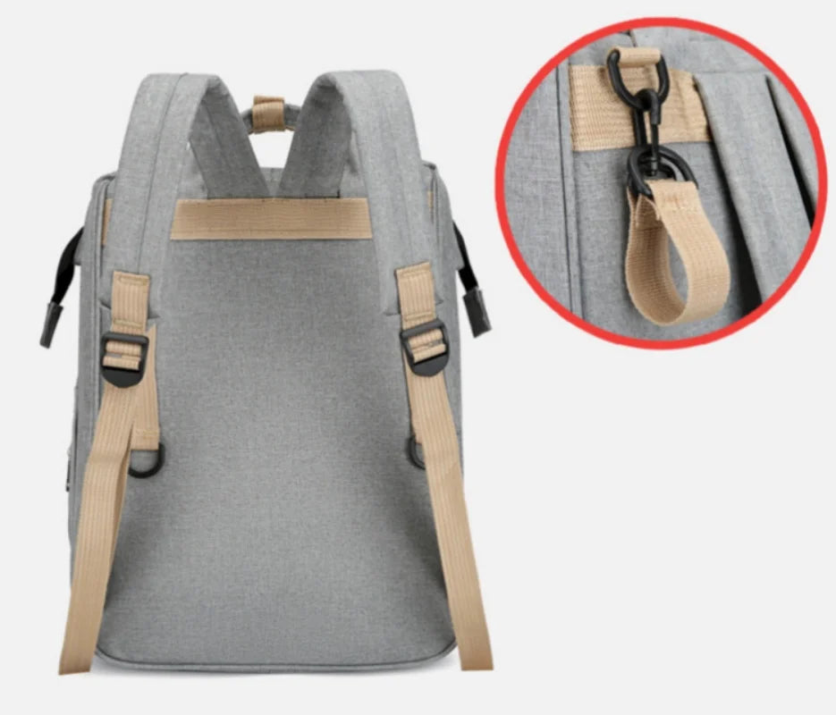 Personalisiertes, faltbares Mommy-Bag – Leichter Rucksack mit großem Fassungsvermögen für unterwegs