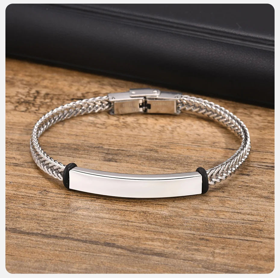 Personalisierte Armband Franco-Fuchsschwanzkette für Männer und Frauen