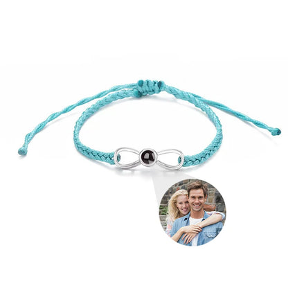 Personalisierte Unendlichkeit-Foto-Projektionsarmband – Ein Symbol der ewigen Liebe