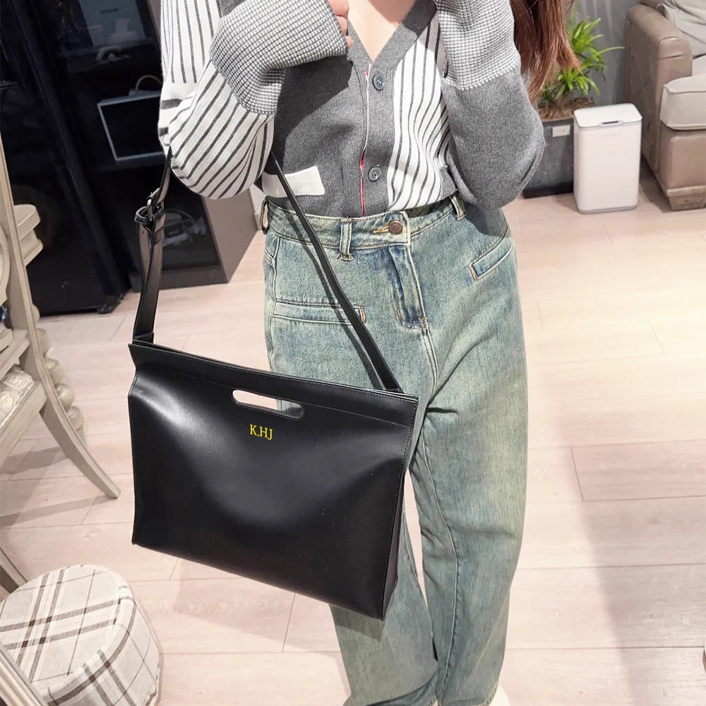 Luxuriöse Laptop-Tasche für Frauen – Personalisiert mit Namensgravur – mit viel Stauraum