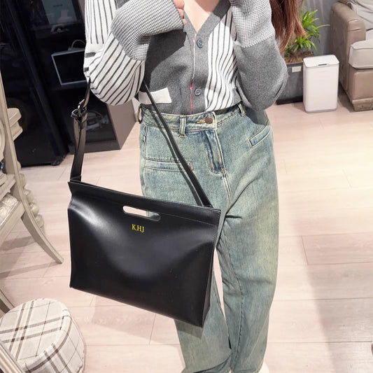 Luxuriöse Laptop-Tasche für Frauen – Personalisiert mit Namensgravur – mit viel Stauraum