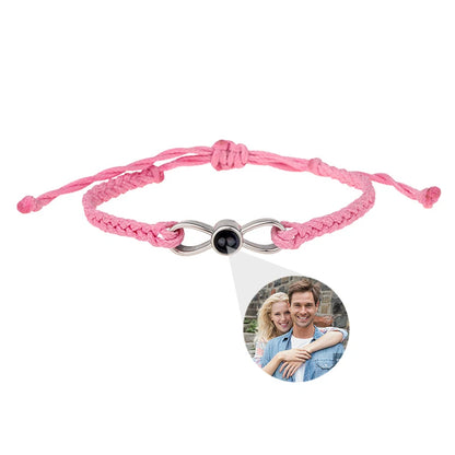 Personalisierte Unendlichkeit-Foto-Projektionsarmband – Ein Symbol der ewigen Liebe