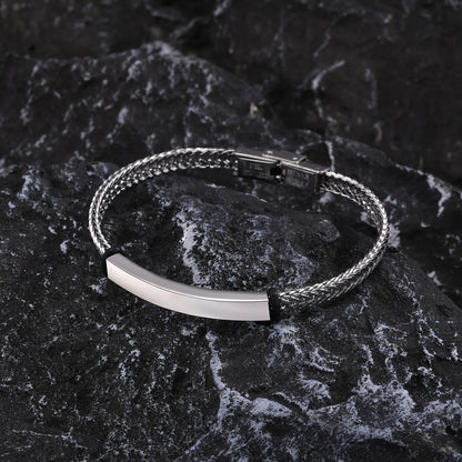 Personalisierte Armband Franco-Fuchsschwanzkette für Männer und Frauen