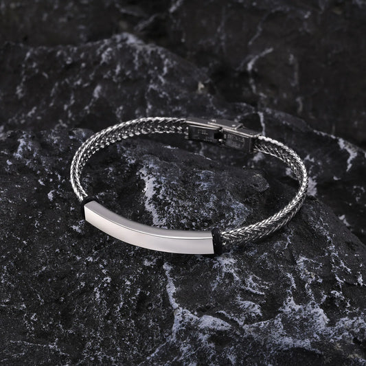 Personalisierte Armband Franco-Fuchsschwanzkette für Männer und Frauen