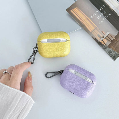 Airpod Pro 4 Etui aus PU-Leder – Mit Namens- oder Initialengravur – Stilvoll und kreativ