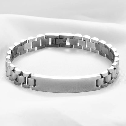 Elegantes Herren-Armband aus Titanstahl – Stilvolles Accessoire für den modernen Mann