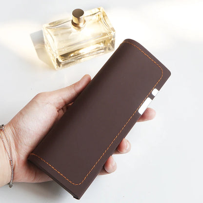 Leder Brillenetui mit Gravur Vintage Design – Stilvolle & sichere Aufbewahrung für Sonnenbrillen