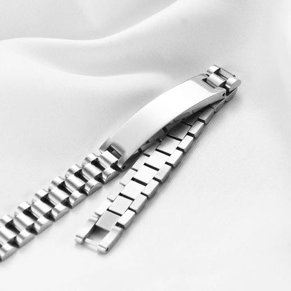 Elegantes Herren-Armband aus Titanstahl – Stilvolles Accessoire für den modernen Mann