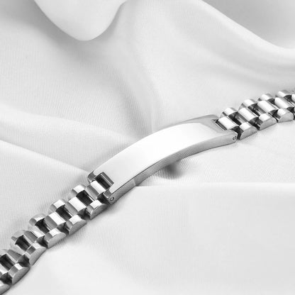 Elegantes Herren-Armband aus Titanstahl – Stilvolles Accessoire für den modernen Mann