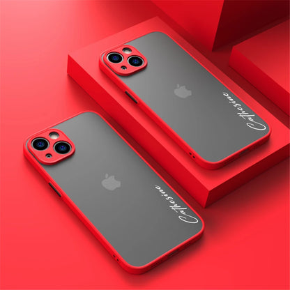 Personalisiertes iPhone-Hülle – Stoßfestes Silikon-Cover mit Namensgravur für iPhone 12, 13, 14, 15 (Pro, Max)