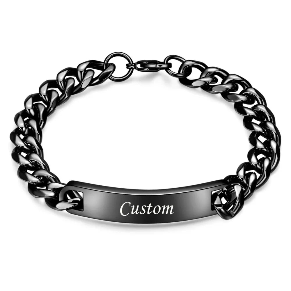Elegantes Herren-Armband aus Titanstahl – Stilvolles Accessoire für den modernen Mann