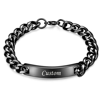 Elegantes Herren-Armband aus Titanstahl – Stilvolles Accessoire für den modernen Mann