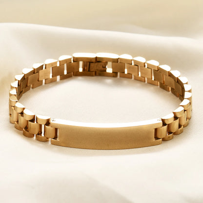 Elegantes Herren-Armband aus Titanstahl – Stilvolles Accessoire für den modernen Mann