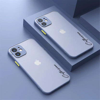 Personalisiertes iPhone-Hülle – Stoßfestes Silikon-Cover mit Namensgravur für iPhone 12, 13, 14, 15 (Pro, Max)