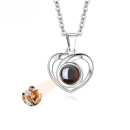 Personalisiertes Projektions-Anhänger mit Foto – viele Design - Individuelles Geschenk für Frauen & Mädchen