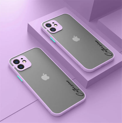 Personalisiertes iPhone-Hülle – Stoßfestes Silikon-Cover mit Namensgravur für iPhone 12, 13, 14, 15 (Pro, Max)