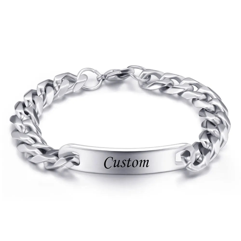 Elegantes Herren-Armband aus Titanstahl – Stilvolles Accessoire für den modernen Mann