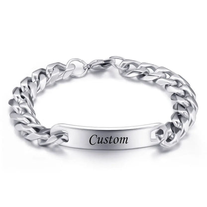 Elegantes Herren-Armband aus Titanstahl – Stilvolles Accessoire für den modernen Mann
