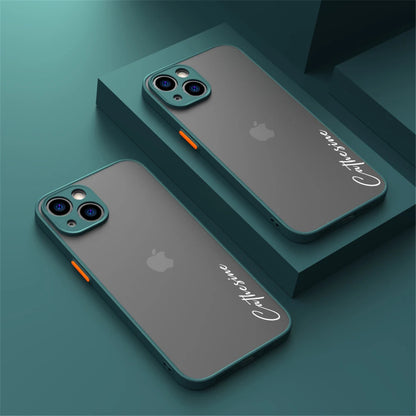 Personalisiertes iPhone-Hülle – Stoßfestes Silikon-Cover mit Namensgravur für iPhone 12, 13, 14, 15 (Pro, Max)