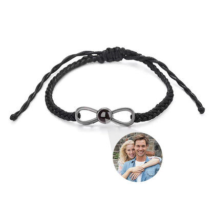 Personalisierte Unendlichkeit-Foto-Projektionsarmband – Ein Symbol der ewigen Liebe