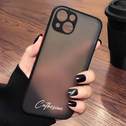 Personalisiertes iPhone-Hülle – Stoßfestes Silikon-Cover mit Namensgravur für iPhone 12, 13, 14, 15 (Pro, Max)