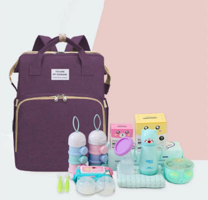 Personalisiertes, faltbares Mommy-Bag – Leichter Rucksack mit großem Fassungsvermögen für unterwegs
