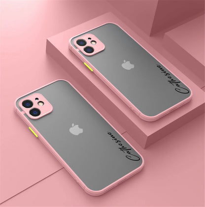 Personalisiertes iPhone-Hülle – Stoßfestes Silikon-Cover mit Namensgravur für iPhone 12, 13, 14, 15 (Pro, Max)