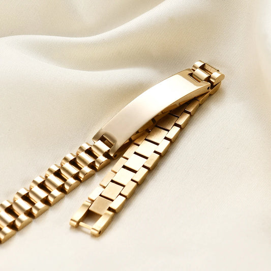 Elegantes Herren-Armband aus Titanstahl – Stilvolles Accessoire für den modernen Mann