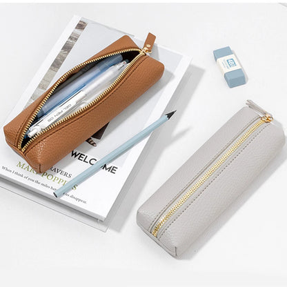 Personalisiertes Leder-Etui für Stifte – Mit Namensgravur – Stilvolles Accessoire für Schule, Büro oder Business