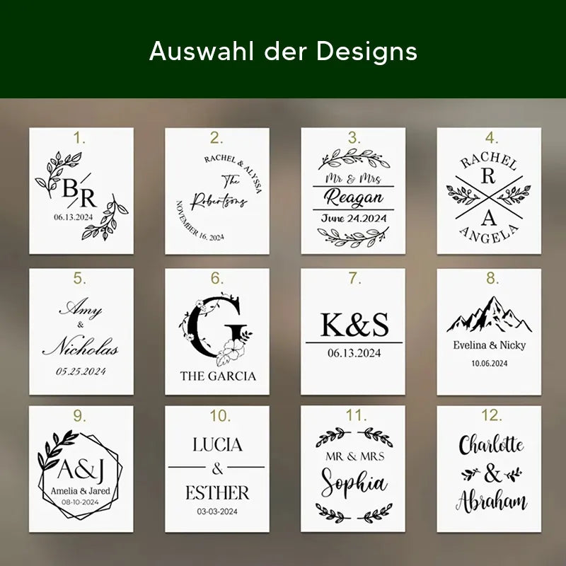 Personalisierte Walnussholz-Ringbox mit 3 Fächern