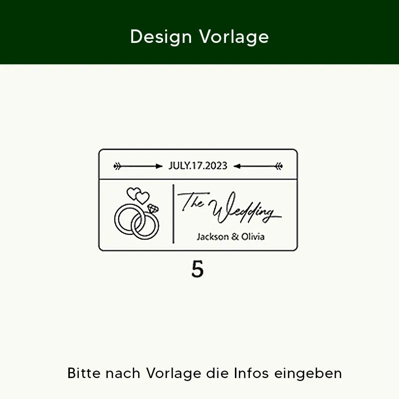 Ringschachtel aus Walnussholz – Perfekt für Verlobung oder Hochzeit