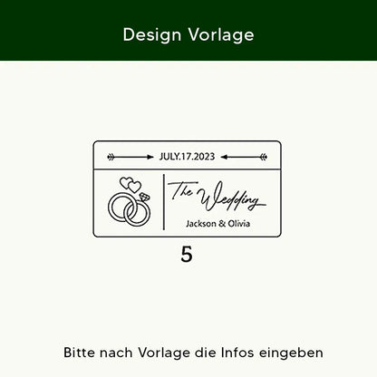 Ringschachtel aus Walnussholz – Perfekt für Verlobung oder Hochzeit