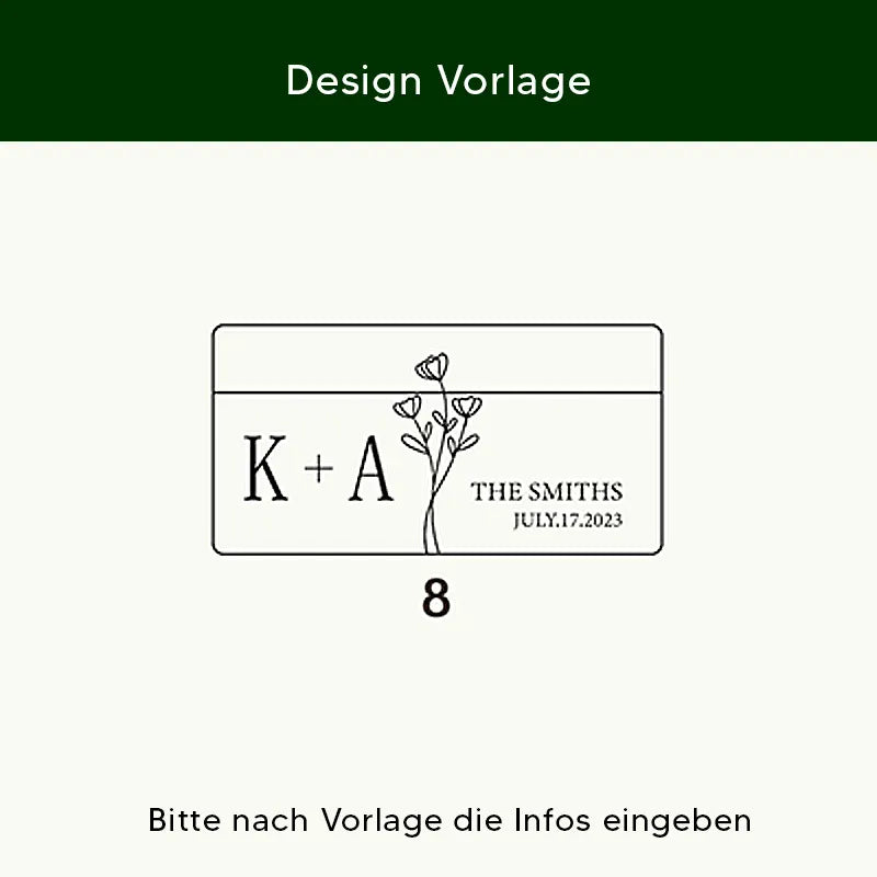 Ringschachtel aus Walnussholz – Perfekt für Verlobung oder Hochzeit