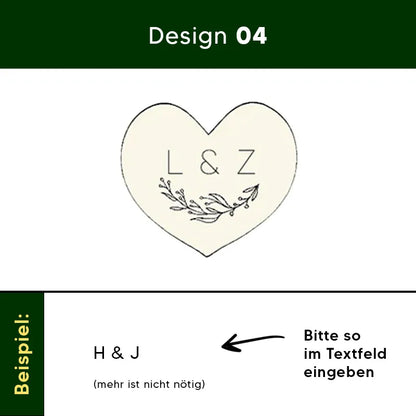 Herzförmige Holz-Ringschachtel – Stilvolle Aufbewahrung mit Gravur