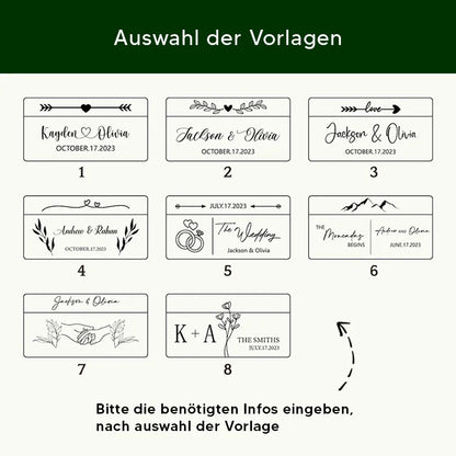 Ringschachtel aus Walnussholz – Perfekt für Verlobung oder Hochzeit