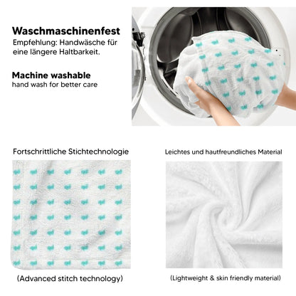Personalisierte Kuscheldecke aus Flausch-Flanell Vlies – weich, warm und individuell