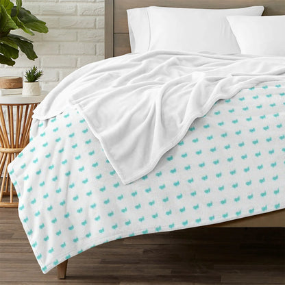 Personalisierte Kuscheldecke aus Flausch-Flanell Vlies – weich, warm und individuell
