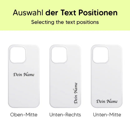 Personalisiertes iPhone-Hülle aus Lammleder in Matt – Luxuriöses Design mit Namensgravur für iPhone 13, 14, 15, 16 (Pro, Max)