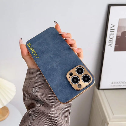 Personalisiertes iPhone-Hülle mit Namensgravur – Individuelles Design für iPhone 13, 14, 15, 16 Pro & Max
